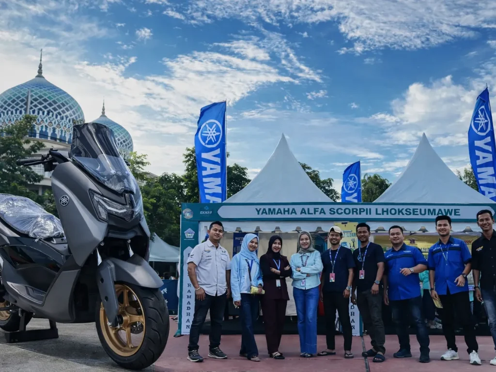 Yamaha Alfa Scorpii Lhokseumawe Ramaikan Bazar Ramadhan 2026, NMAX Turbo Ceramic Grey Jadi Primadona