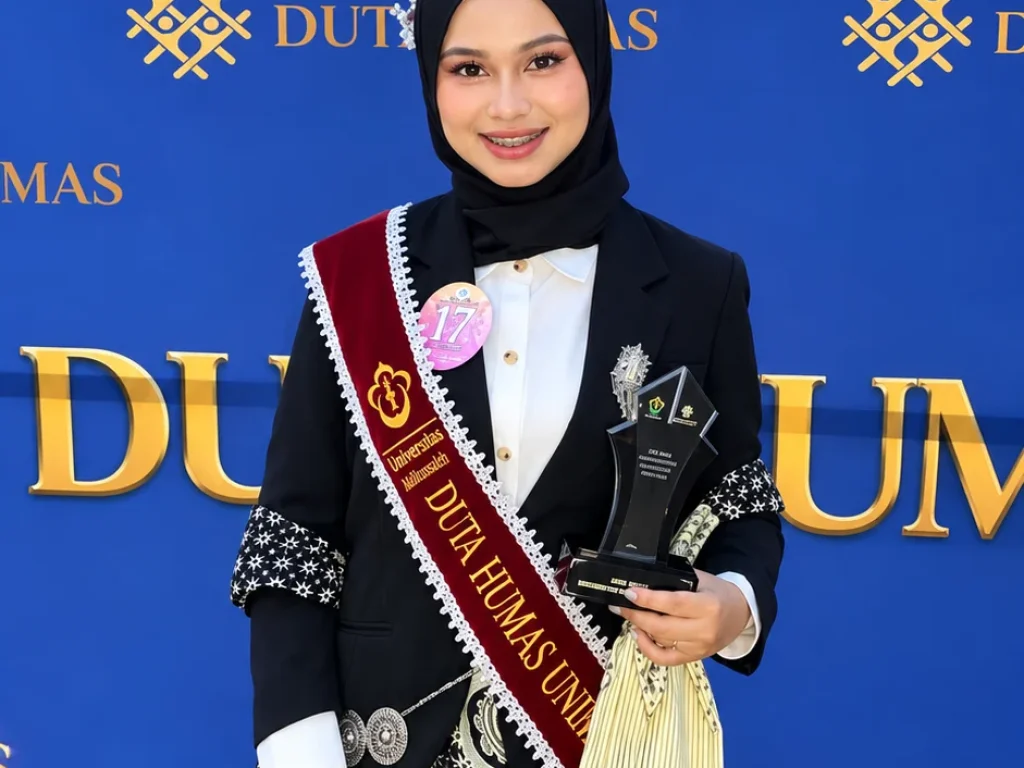 Siti Khilillah Annisa berhasil meraih predikat Duta Humas Favorit Universitas Malikussaleh 2026.