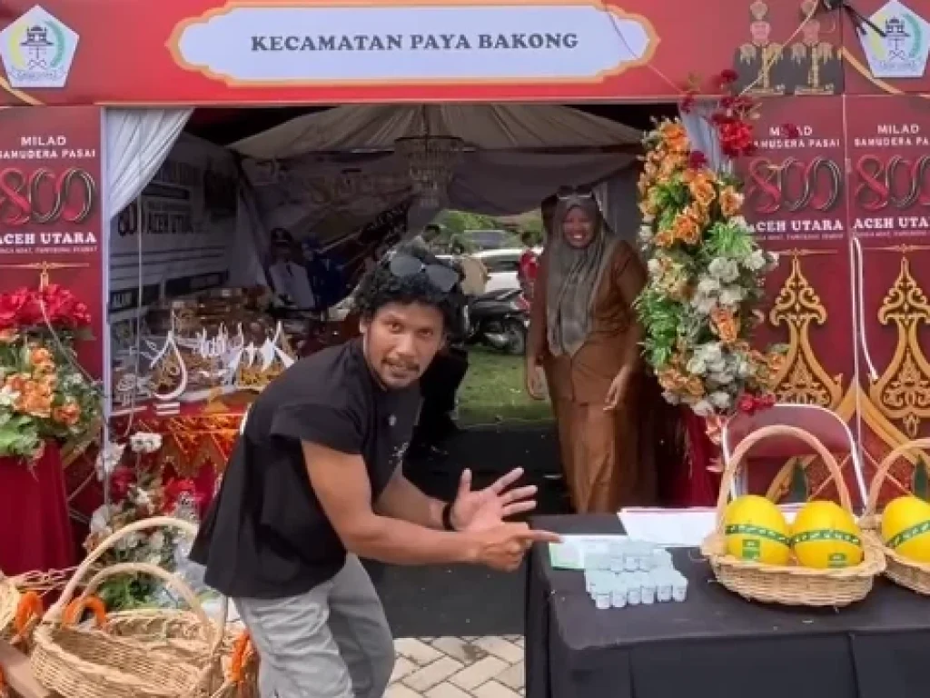Mie Bang Baneng yang Viral Masak di Atas Pohon, Ikut Ramaikan Milad 800 Samudera Pasai Aceh Utara