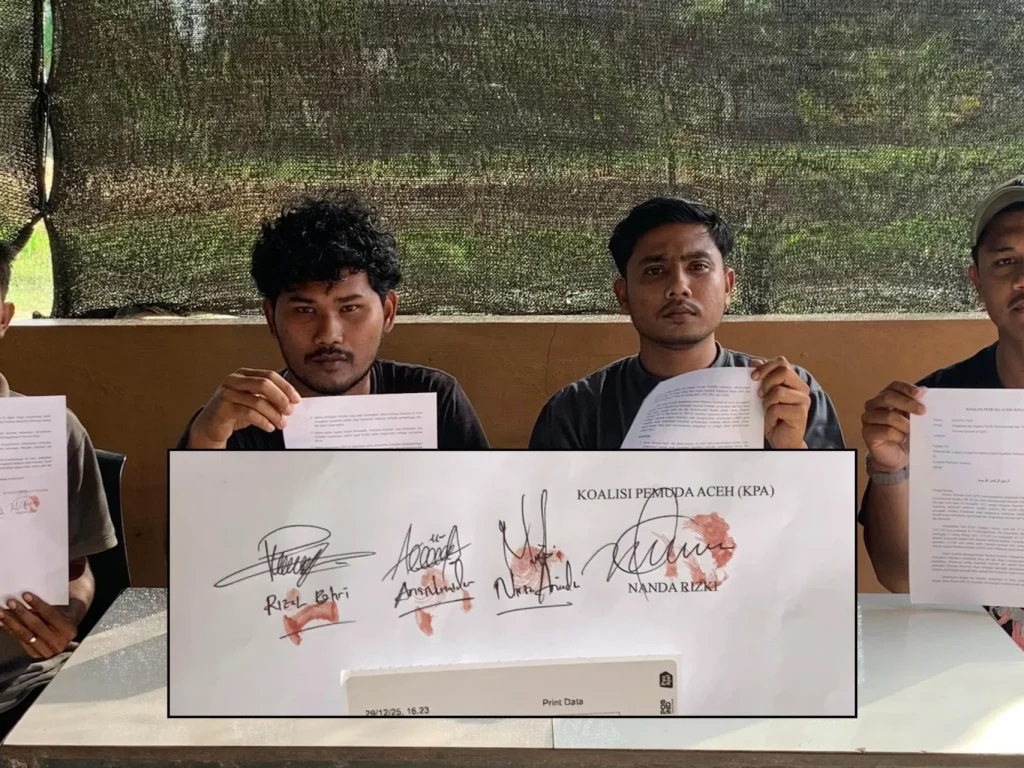 Koalisi Pemuda Aceh secara resmi telah mengirimkan surat kepada Dewan Perwakilan Rakyat Republik Indonesia (DPR RI)