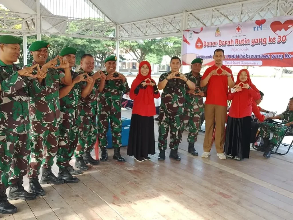 HUT ke-6, PDDI Lhokseumawe Gelar Donor Darah dan Berhasil Kumpulkan
Darah 45 Kantong