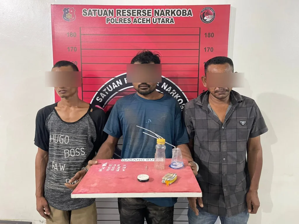 Ketiga pelaku yang ditangkap berinisial Mus (32), Ham (50), dan Mur (29).