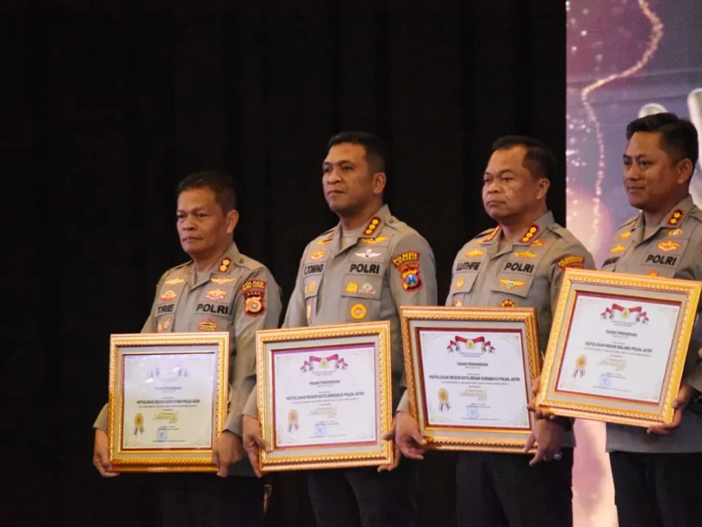 Kapolres Aceh Utara AKBP Trie Aprianto, S.H., M.H Terima Penghargaan Kompolnas Award 2025