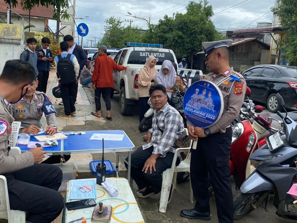 Satlantas Lhokseumawe Tindak 20 Pengendara dalam Operasi Zebra Seulawah 2025