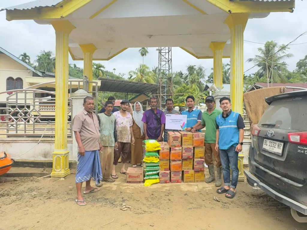 PLN Nusantara Power UP Arun Salurkan Bantuan Kemanusiaan Bagi Korban Banjir di Kota Lhokseumawe