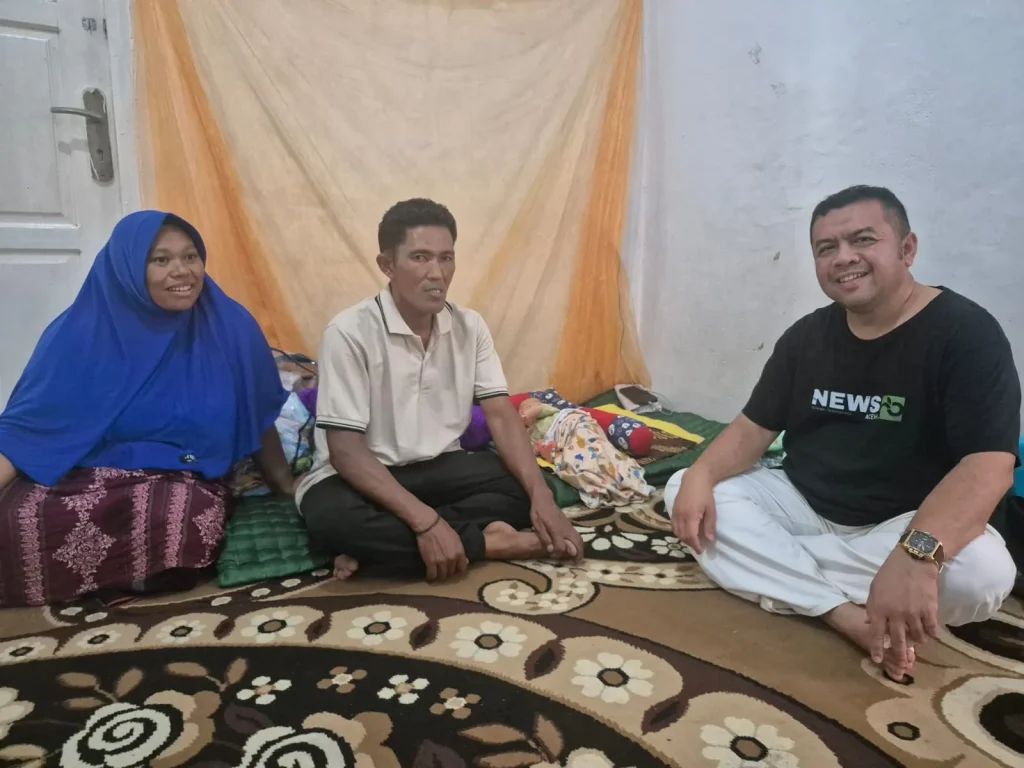 Ketua BFLF, Michael Octaviano, Rumiana bersama suaminya, Sukardi, Menceritakan saai itu harus dievakuasi menggunakan helikopter