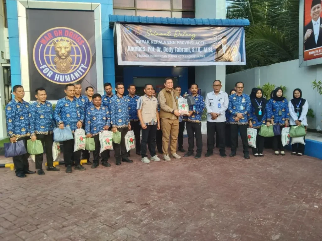 Tinjau Satker Terdampak Banjir, Kepala BNNP Aceh Kunjungi BNNK Lhokseumawe