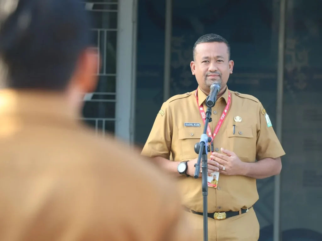 Plt Kadinsos Aceh Pimpin Apel Senin Gabungan, Teguhkan Semangat Kerja dan Integritas