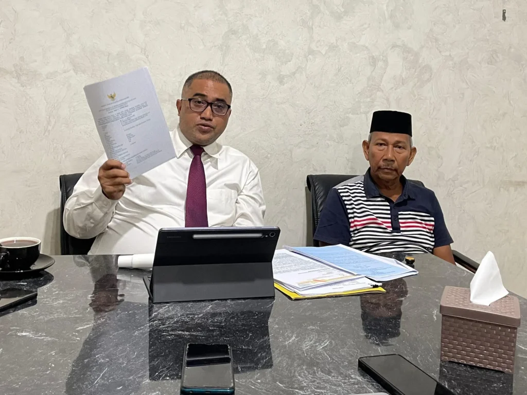 Kuasa hukum TA Khalid, Safaruddin, Jumat 16/1/26 Foto:Raja Baginda