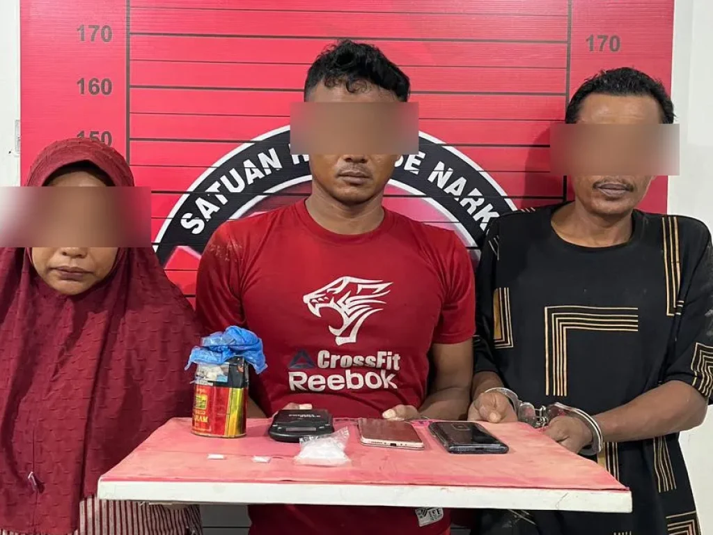 Kasus Sabu di Pirak Timu dan Matangkuli, Polisi Tangkap Dua Pria dan Seorang Perempuan