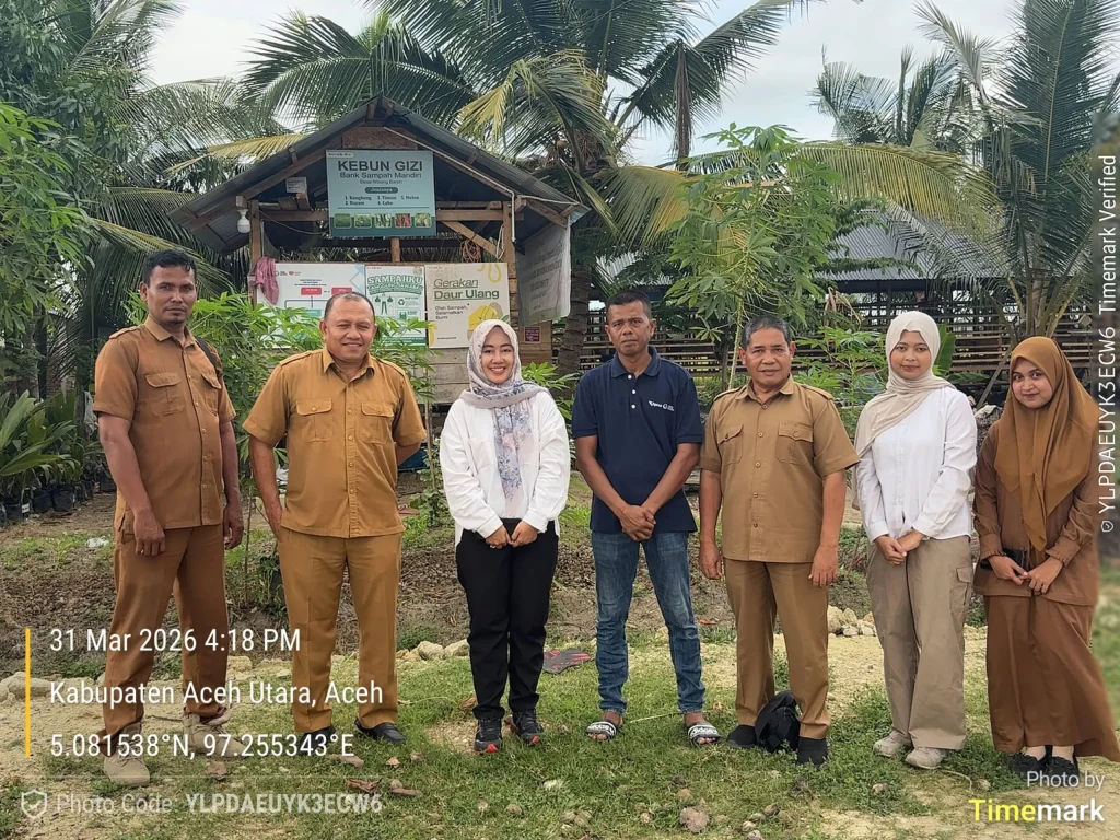 Kunjungi Bank Sampah Desa, KLH Apresiasi Inovasi Pengelolaan Sampah di Nibong Baroh