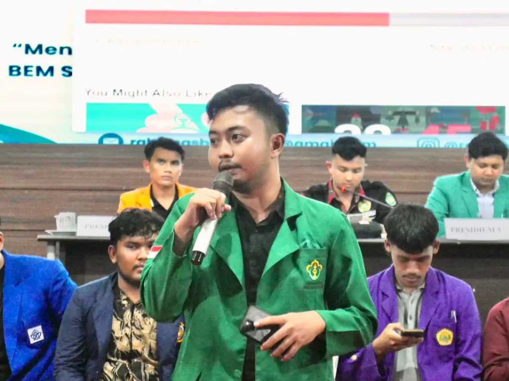 Ketua BEM Unimal, Muhammad Ilal Sinaga