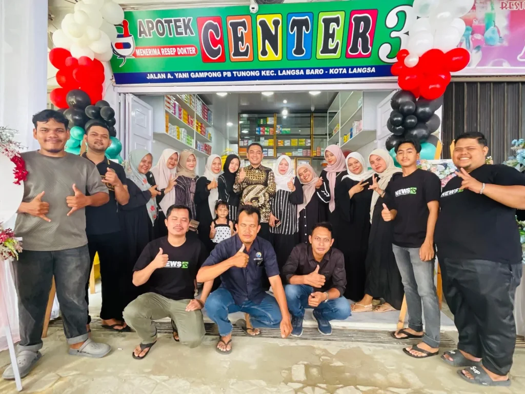 Apotek Center 3 Resmi Dibuka di Langsa, Segera Hadir Layanan Spesialis Jantung