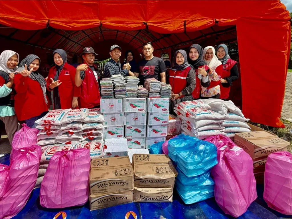 PDI Perjuangan Lhokseumawe Salurkan Bantuan untuk Korban Kebakaran Kampung Jawa Lama
