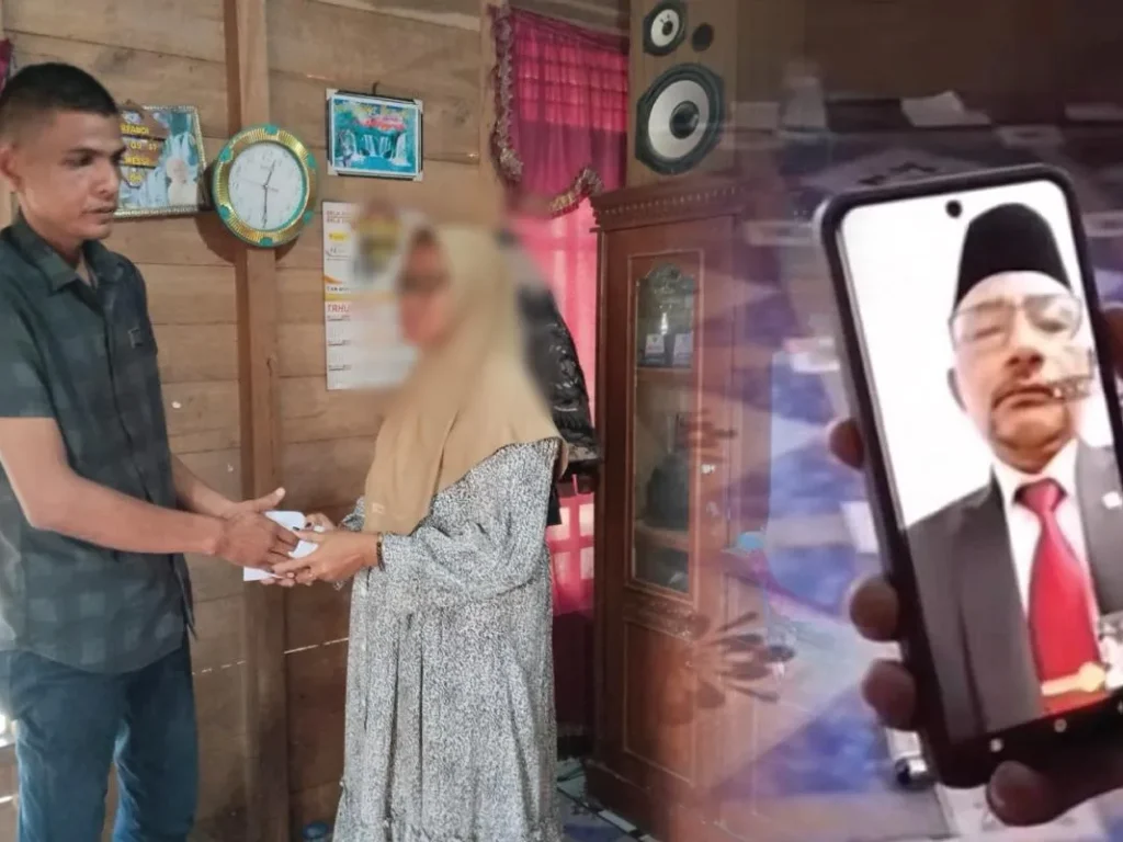 Haji Uma Utus Staf Kunjungi Korban Kekerasan terhadap Anak di Aceh Timur, Serahkan Bantuan
