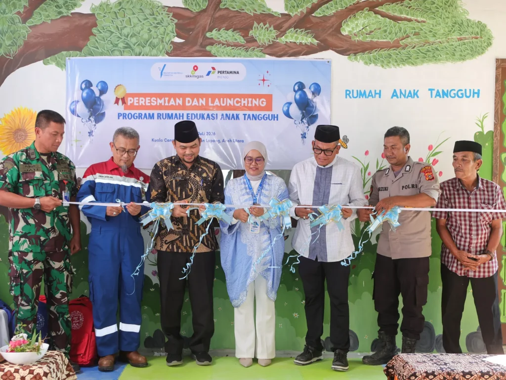 Yayasan Solidaritas Aksi Peduli (YSAP) bersama PT Pertamina Hulu Energi (PHE NSO) meresmikan Rumah Edukasi Anak Tangguh
