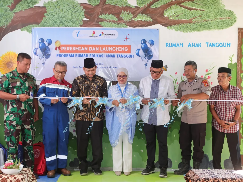 Yayasan Solidaritas Aksi Peduli (YSAP) bersama PT Pertamina Hulu Energi (PHE NSO) meresmikan Rumah Edukasi Anak Tangguh