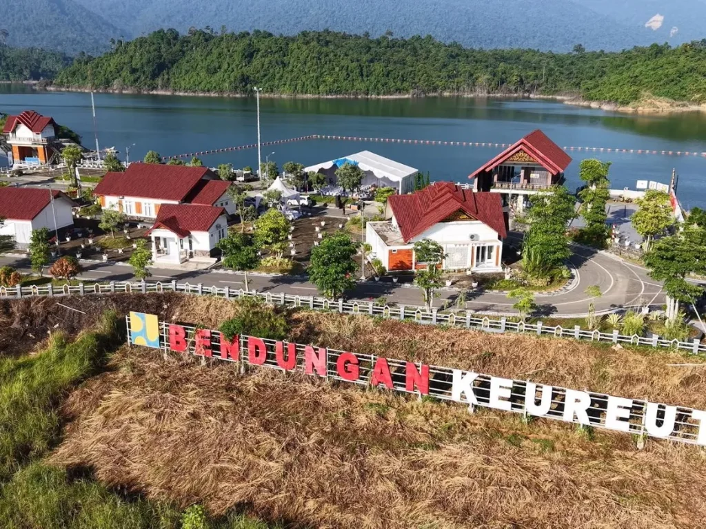 Bendungan Keureuto di Kabupaten Aceh Utara, Provinsi Aceh,