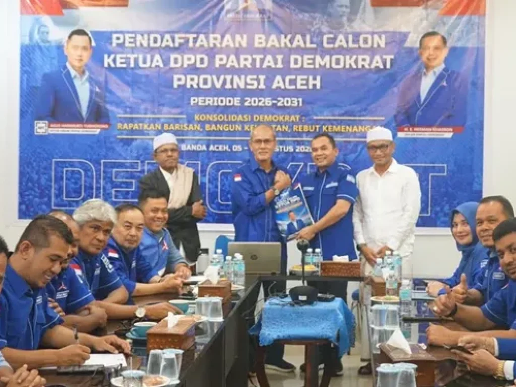 Didukung 21 DPC, Sayuti Abubakar Resmi Maju sebagai Calon Ketua Demokrat Aceh