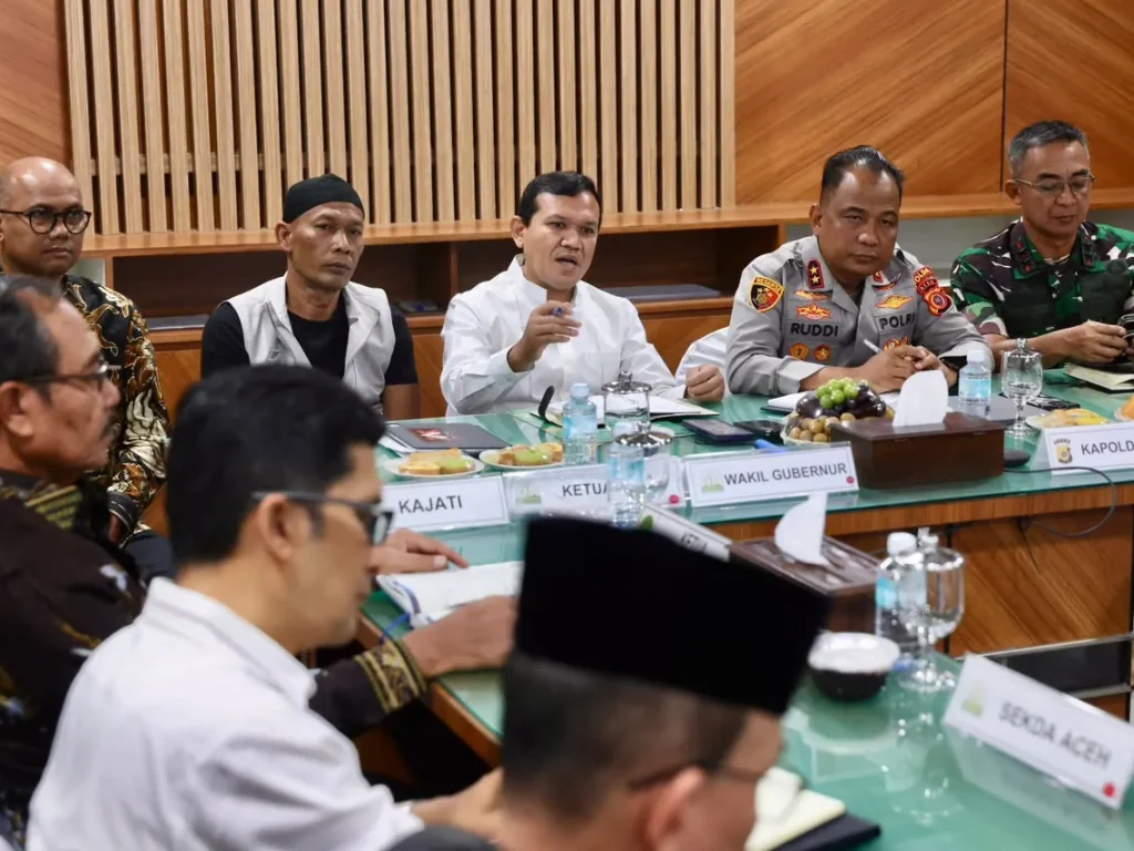 Rapat Forkompimda Aceh Bahas Dinamika Kerusuhan pada Hari Damai Aceh