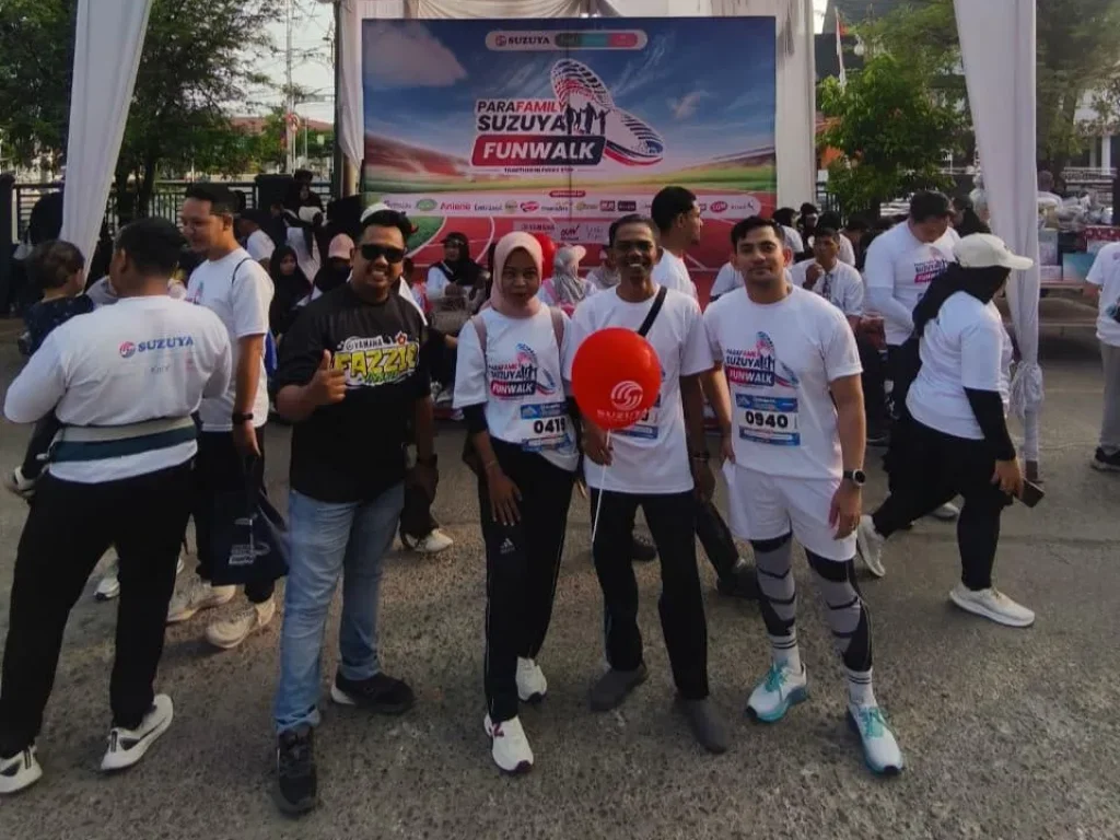 Alfa Scorpii Lhokseumawe Ramaikan Para Family Funwalk Suzuya, Hadirkan Semangat Kebersamaan