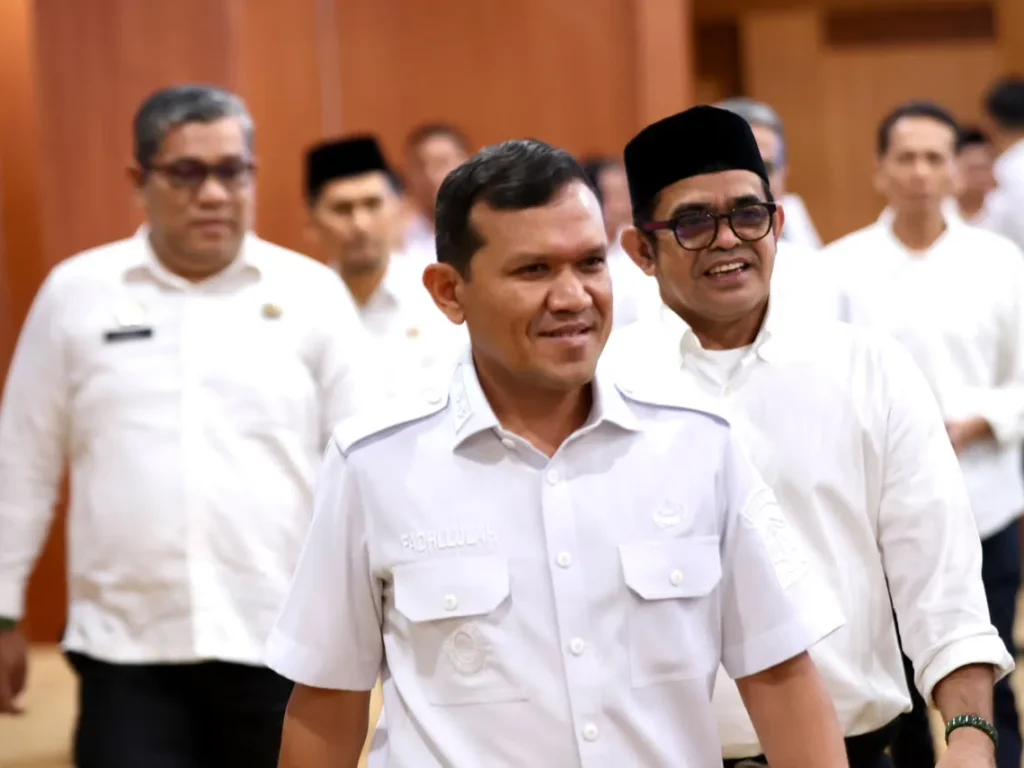 Wagub Dek Fadh didampingi Plt. Sekretaris Daerah (Sekda) Aceh, Taufik ST, M.Si,