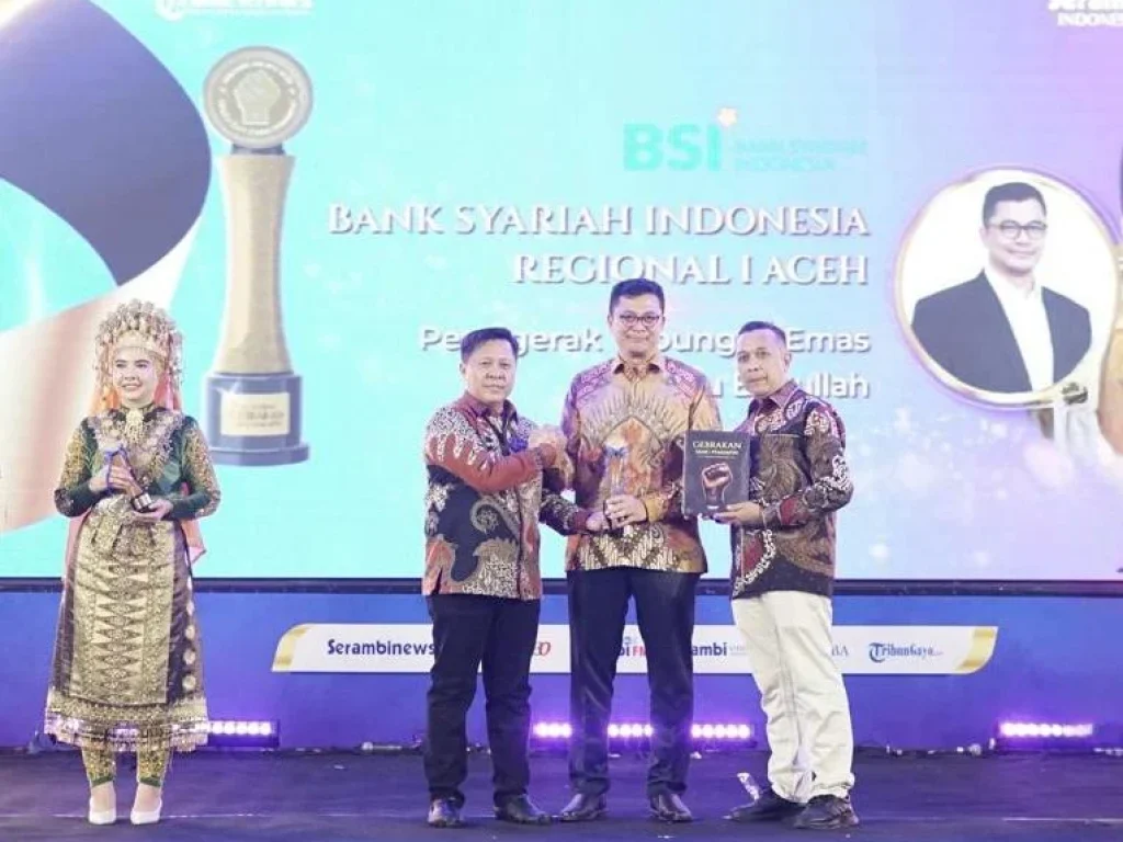 PT Bank Syariah Indonesia Tbk (BSI) Regional Aceh kembali mendapat apresiasi atas kontribusinya dalam mengembangkan ekosistem keuangan syariah di Aceh.