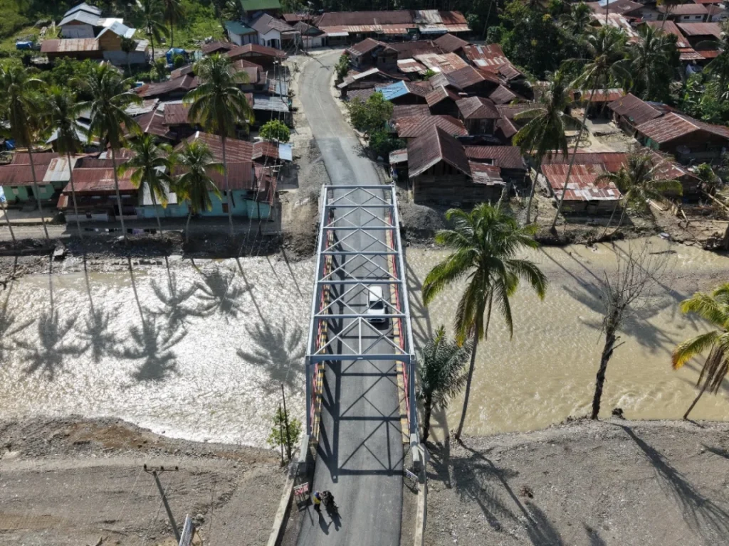 Jembatan Lumut Aceh Tengah Rampung 100 Persen, Akses Warga Pulih Pascabencana