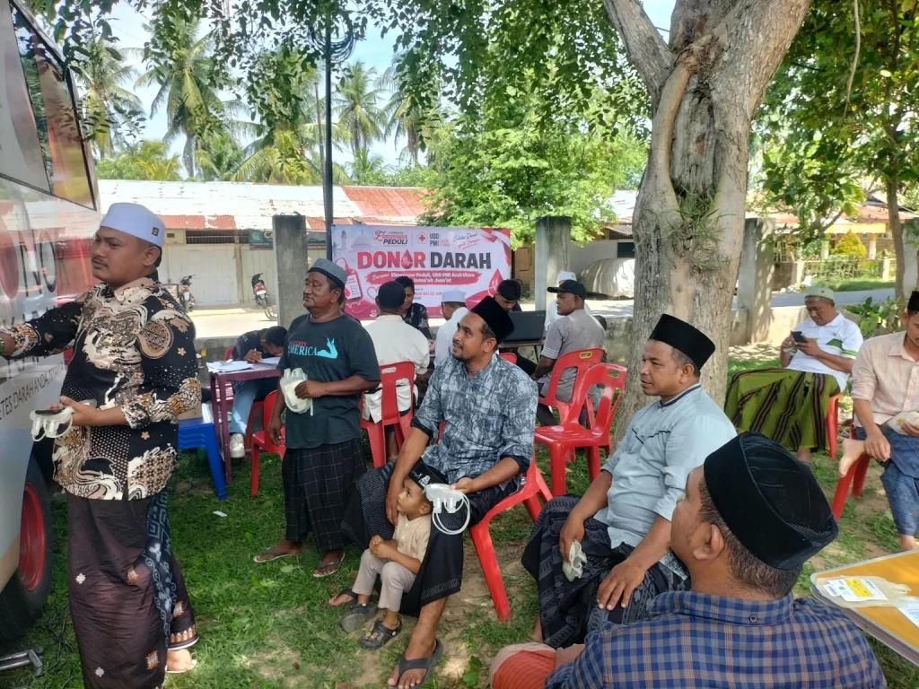 Elmansyur Peduli Kembali Gelar Donor Darah di Masjid Nurul Falah